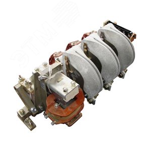 Изображение товара Контактор электромагнитный КТ-6063/2 У3, 1000А, 380В, 3з+3р, 3 полюса, с защелкивающим механизмом, установка на рейке (шт)