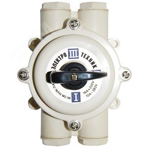 Изображение товара Переключатель пакетный ПП2-16/Н3 М2 до 16А пластиковый корпус IP56 (шт)