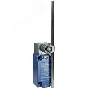 Изображение товара Выключатель путевой ВП 36-2153 М-66 У2, круглый стальной рычаг, регулируемый по длине, 1з+1р, безынерционный, 30х60 мм, без сальника, 3А, IP66 (шт)