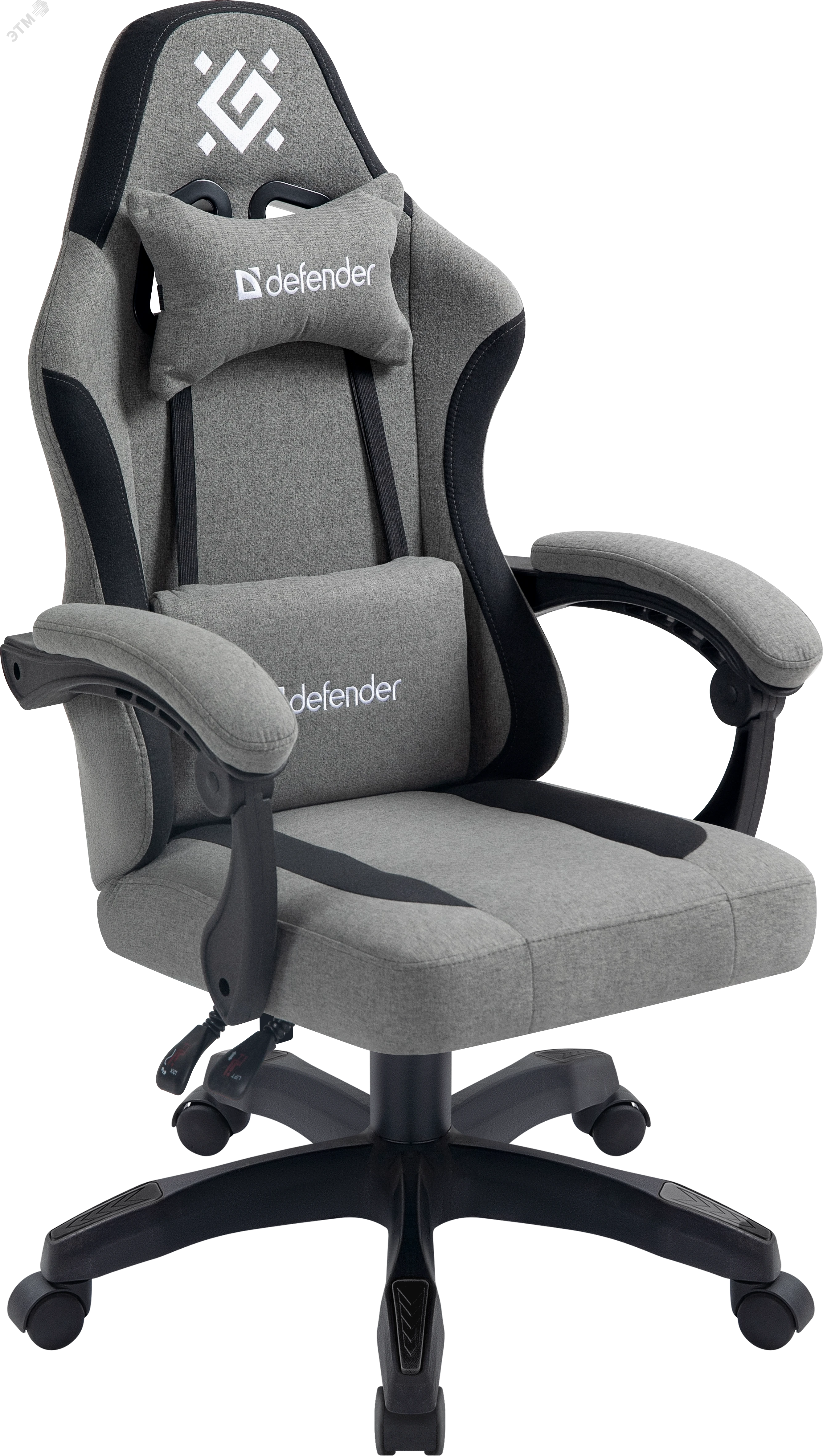 Изображение товара Кресло игровое Lumen Серый/Черный класс 4 ткань (шт)