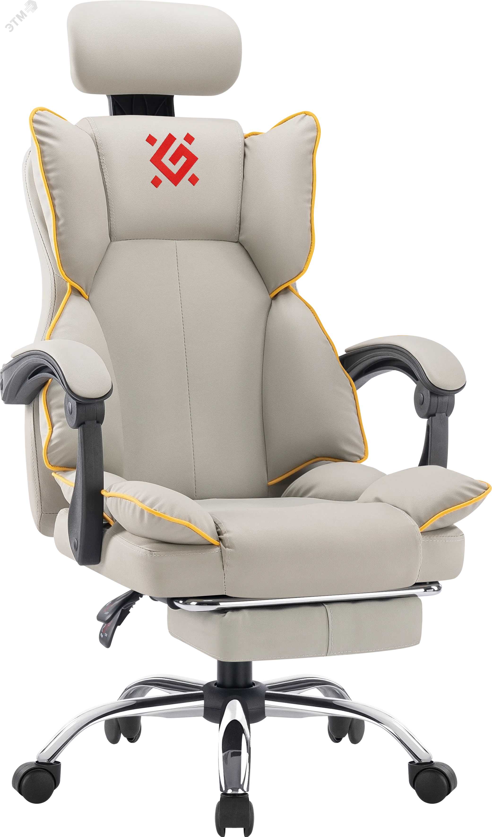 Изображение товара Кресло игровое Ego Бежевый класс 3 PU подножка (шт)