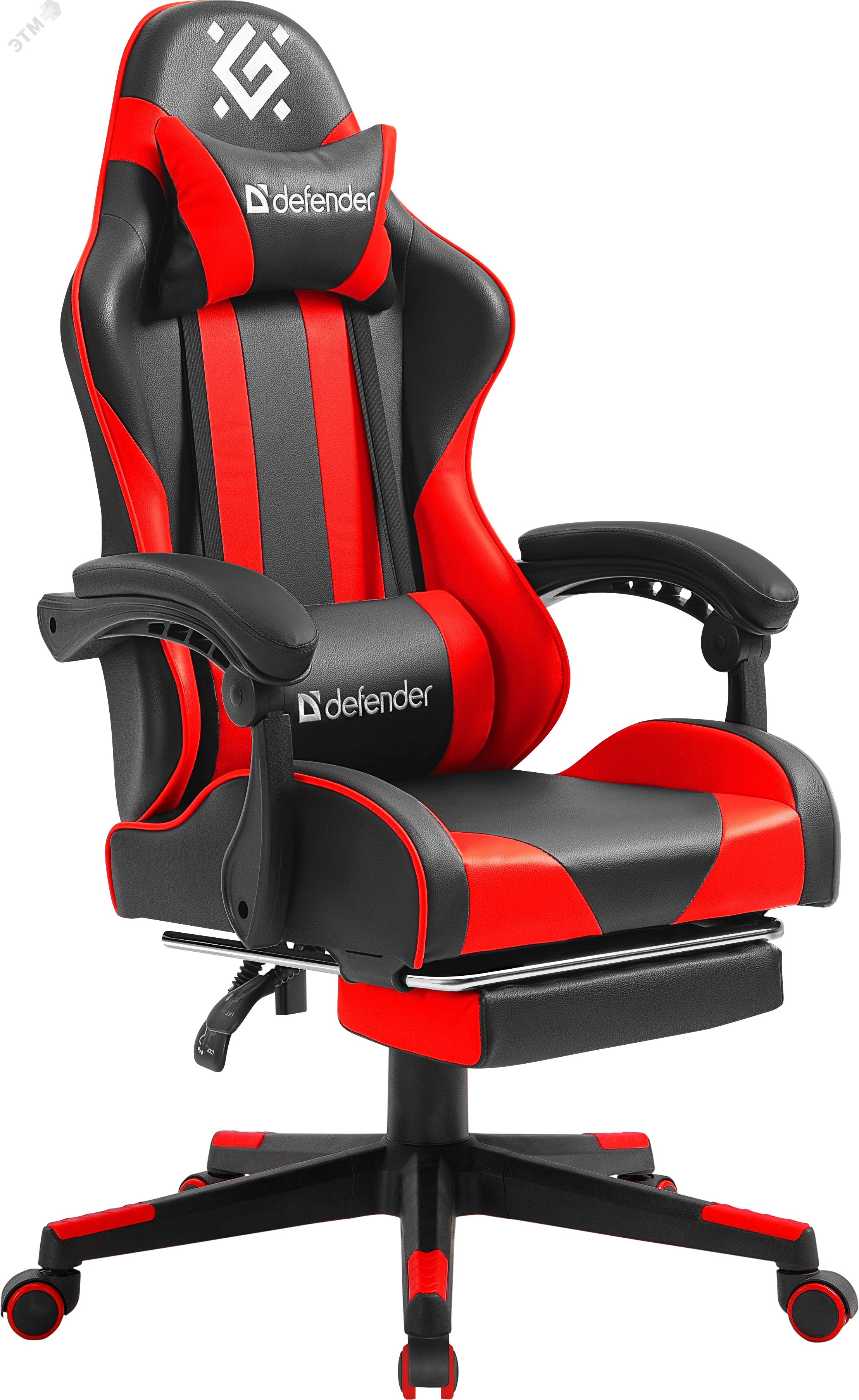 Изображение товара Кресло игровое Defender Rock с подставкой для ног