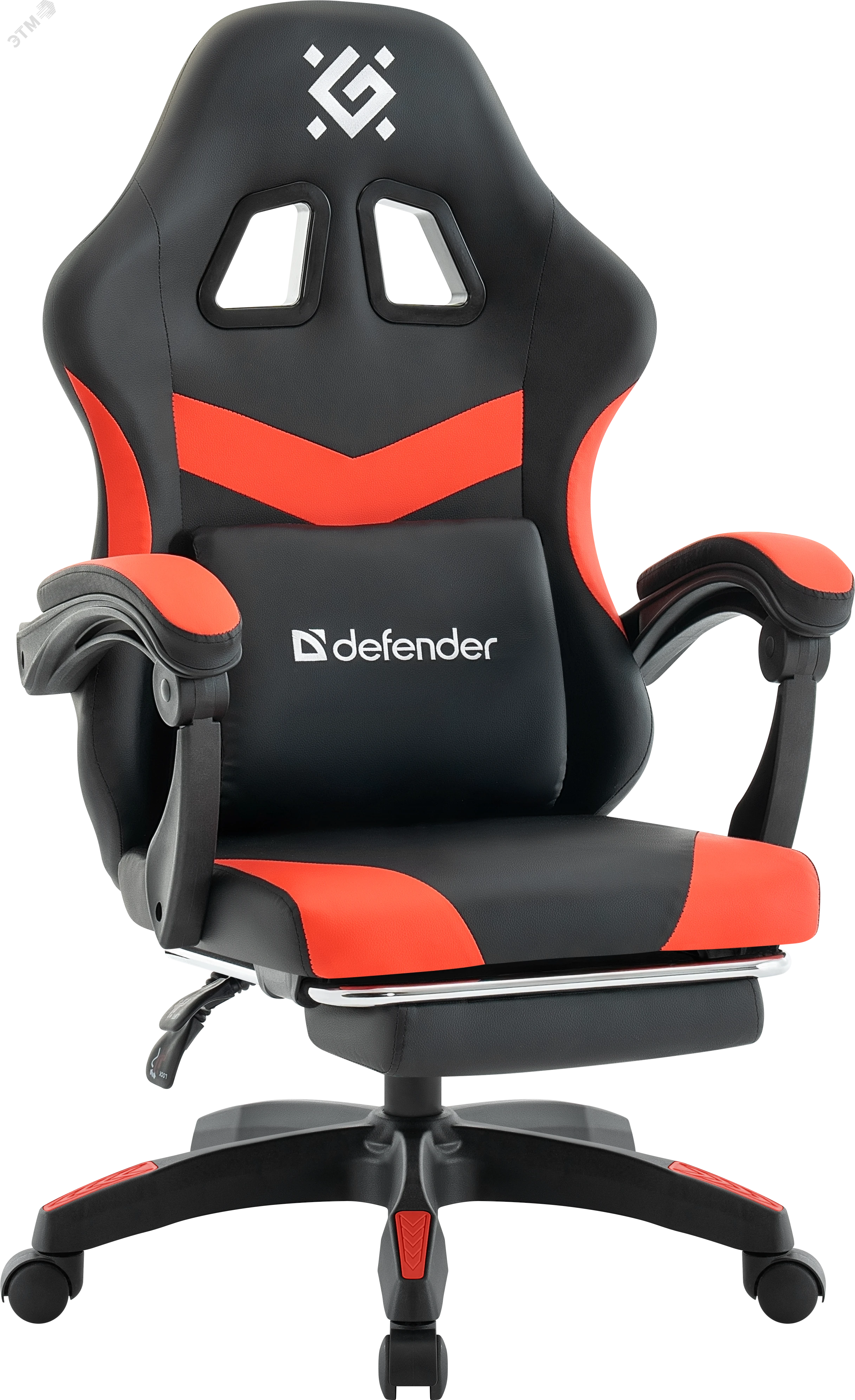 Изображение товара Кресло игровое Runa PRO Черный/красный PU класс2 подножка (шт)