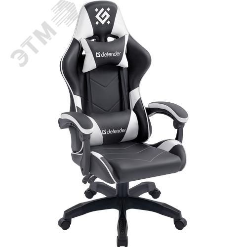 Изображение товара Кресло игровое Companion Черный/белый класс 3 металл PU (шт)