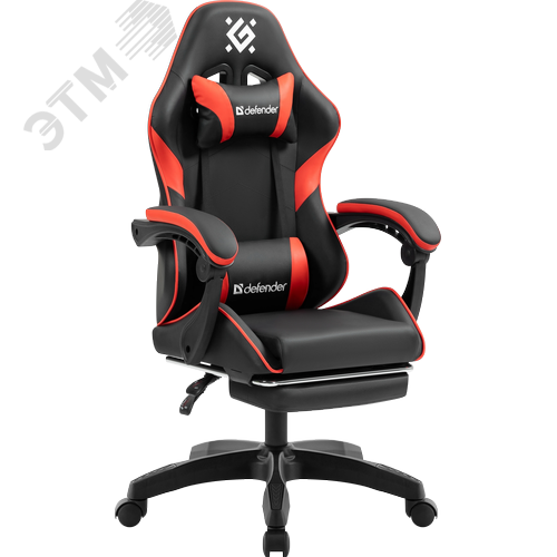 Изображение товара Кресло игровое Serenity Черный/красный класс 2 PU подножка (шт)