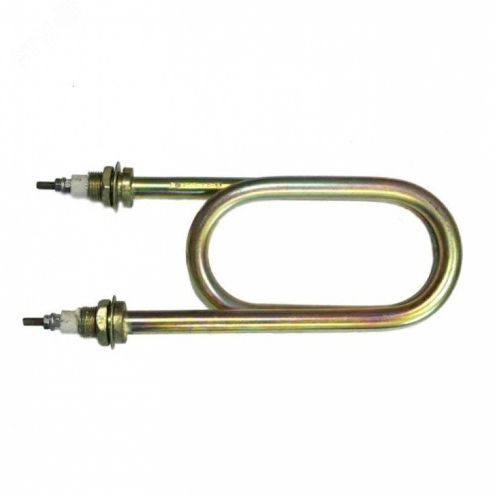 Изображение товара ТЭН 3500W оцинкованный М18, длина 190 мм, 70мм межосевое расстояние, 220V