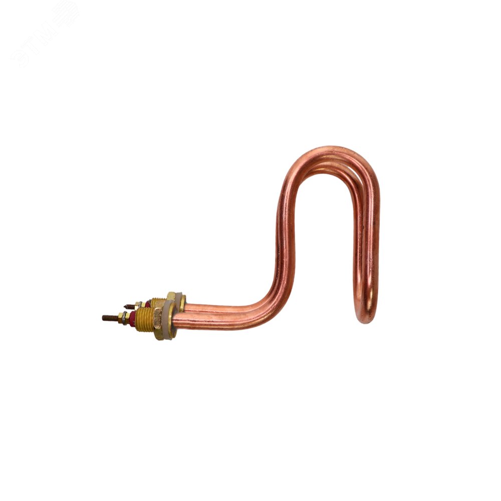 Изображение товара ТЭН 2000W медь М16 L130мм с гайкой для нагревательных систем