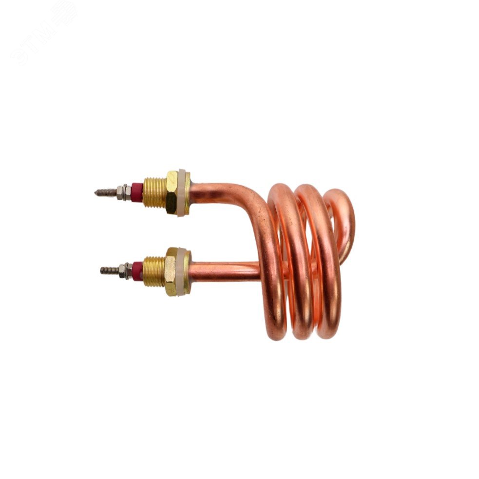 Изображение товара ТЭН 2000W медь М16 L85мм спираль с гайкой для нагрева воды и техники