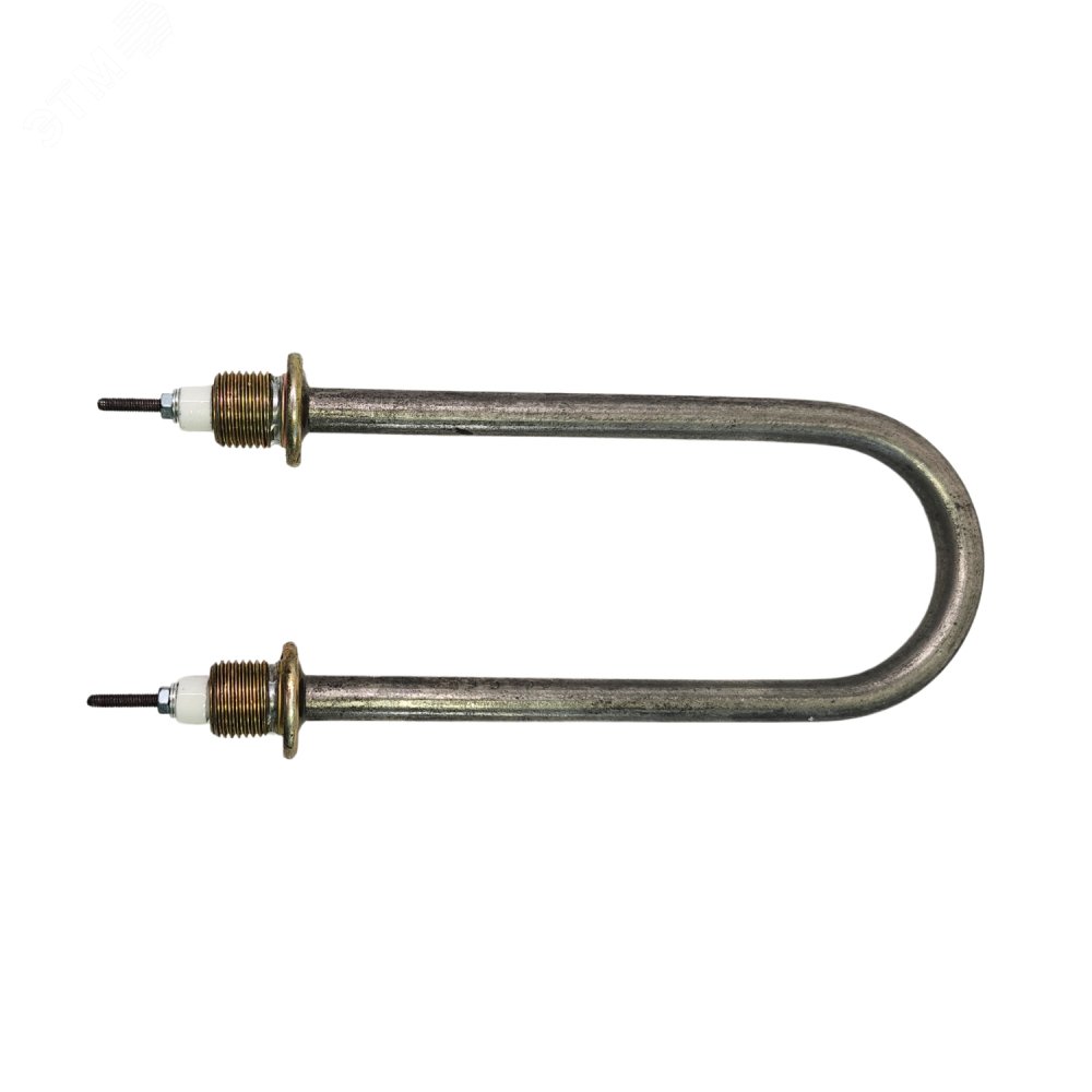 Изображение товара ТЭН 1000Вт нержавеющий, длина 195 мм, фланец ф2, 220V