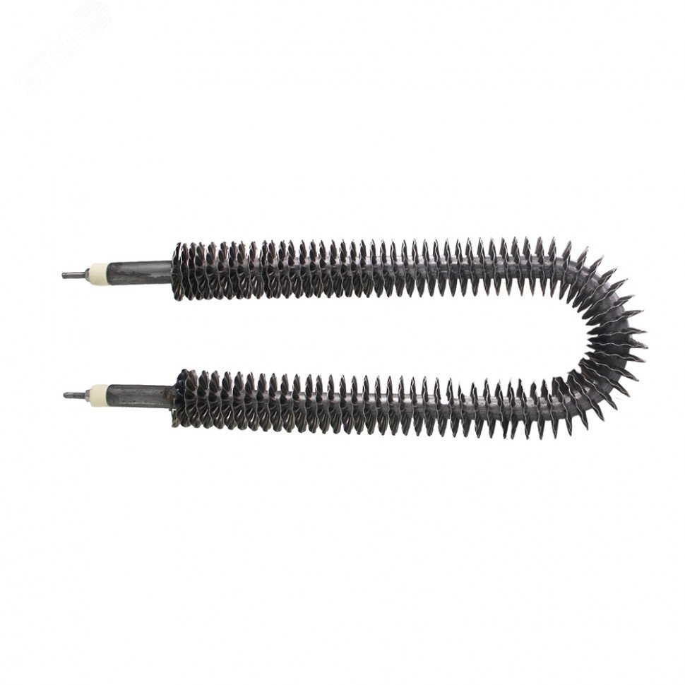 Изображение товара ТЭН 2000W черн, L300мм, оребренный, межосевое 70-75мм, 220V - надежный нагреватель ИТАТЭН