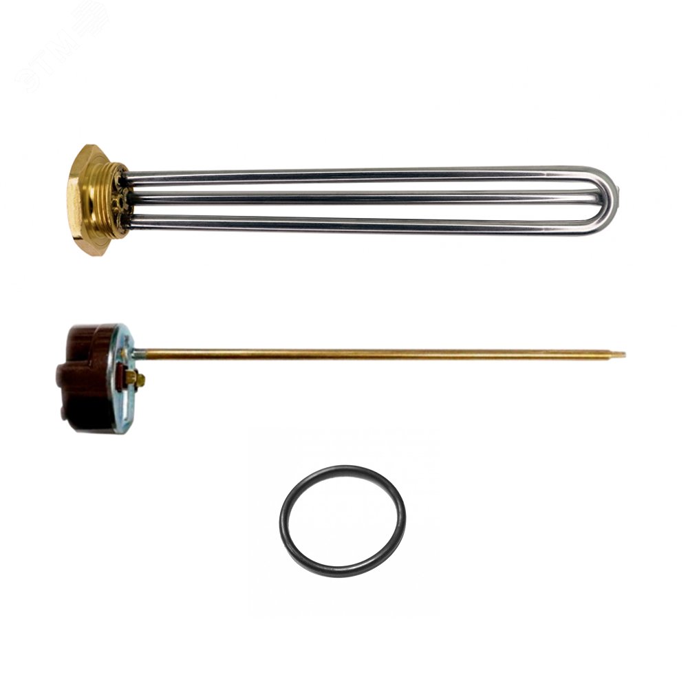 Изображение товара Комплект ТЭН RDT 1500Вт нержавеющая сталь с термостатом и прокладкой