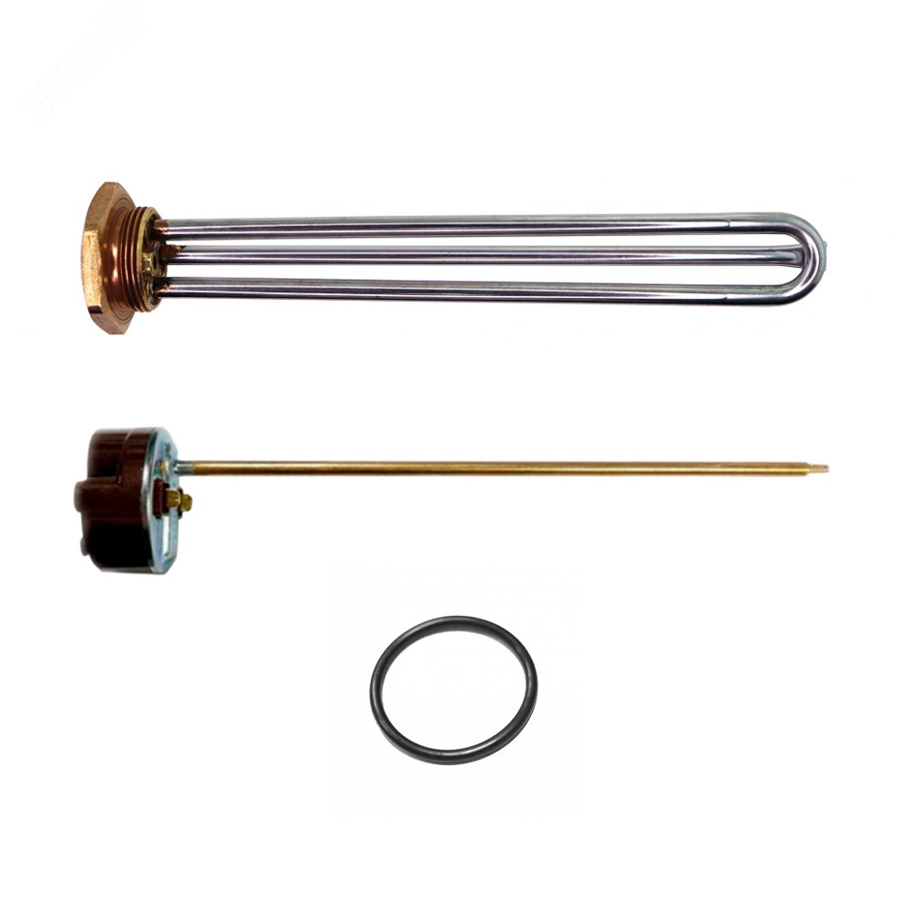 Изображение товара Комплект ТЭН RDT 2000Вт нержавеющий с термостатом и прокладкой ИТАТЭН