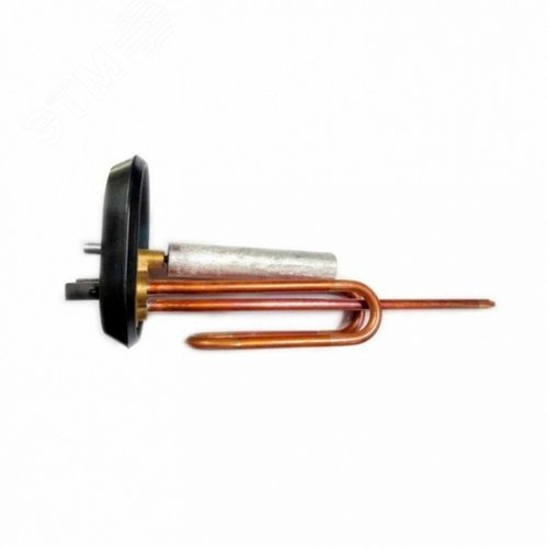 Изображение товара КОМПЛЕКТ: ТЭН RCA 1500Вт, D48мм, М5, 220В + овальный фланец с прокладкой + анод М5 (шт)