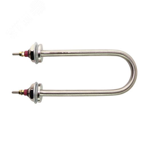 Изображение товара ТЭН 1500Вт, нерж, М22, L200мм, межосевое расстояние 75мм, ф2, 220В (шт)