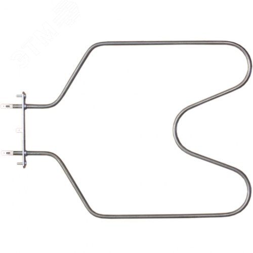 Изображение товара ТЭН духовки 1200Вт, нерж, L275х350мм, 2 вершины, Ш-образный, нижний, Веста 220В (шт)