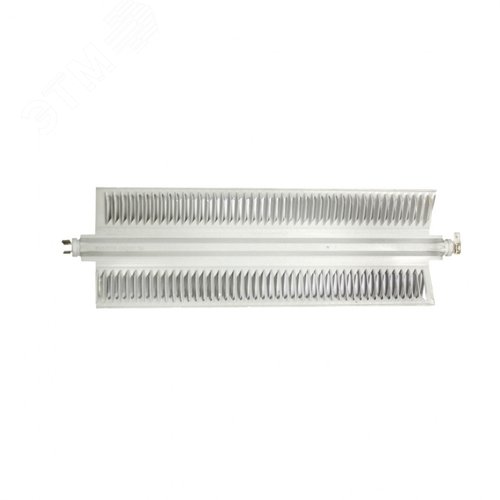 Изображение товара ТЭН конвекторный 1000W(500+500), Al, клеммы под разъем, L344/317мм, Х-образный 110х38мм, 2 режима, 220V (шт)
