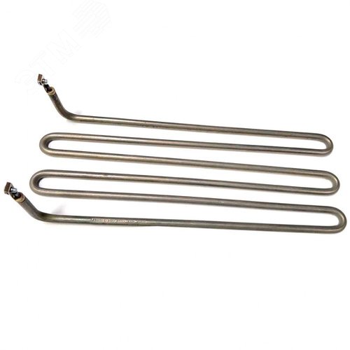 Изображение товара ТЭН 1500W, нерж, D8мм, 330х150х85мм, клеммы под винт М4, КЭП-0,12, Abat, 220V (шт)