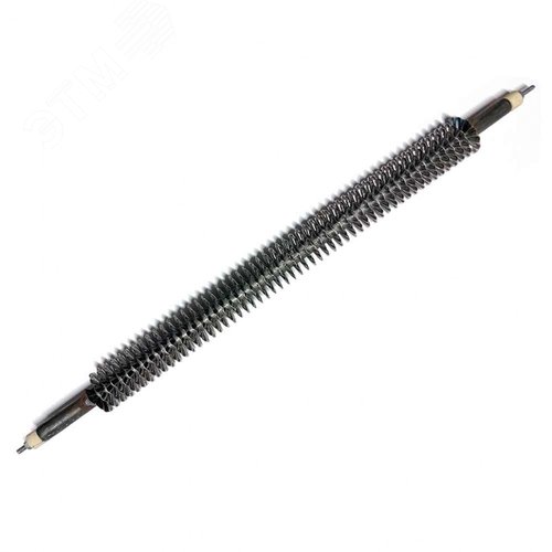 Изображение товара ТЭН 1000W, черн, L450мм, подвижный воздух, оребренный, ф1, 220V (шт)