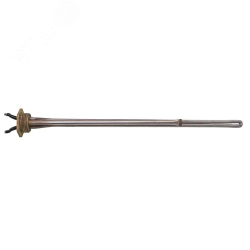 Изображение товара ТЭН радиаторный 1200W, клеммы под стержневой термостат, G1, правая резьба, L390мм, 220V (шт)