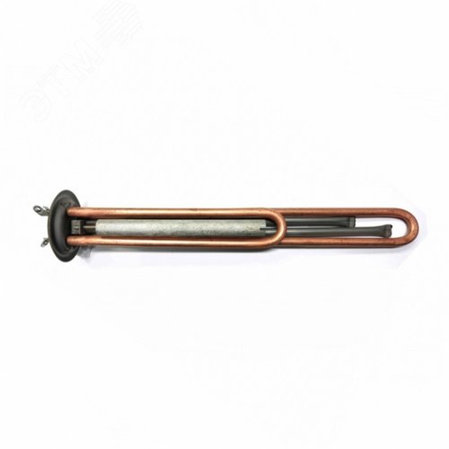 Изображение товара КОМПЛЕКТ: ТЭН RF 2000Вт(700+1300), медь, D64мм, М6, клеммы под винт, L320мм, 220В + анод М6 (шт)