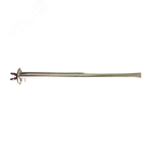 Изображение товара Фланец с сухими тэнами 2000Вт(700+1300), нерж, D64, М4, клеммы под разъем, L490мм, 230В (шт)