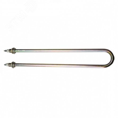 Изображение товара ТЭН 4000W, оцинк, М18, L420мм, межосевое расстояние 65мм, ф2, 220V (шт)