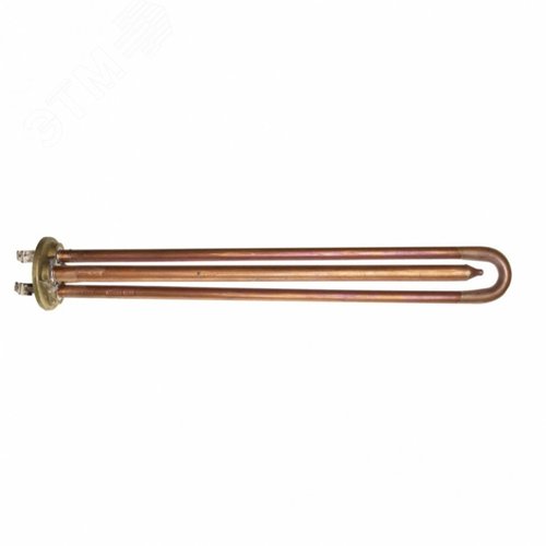 Изображение товара ТЭН RCF 1500W, D48мм, М5, клеммы под разъем, трубка под термостат D10, RED, L295мм, 220V (шт)