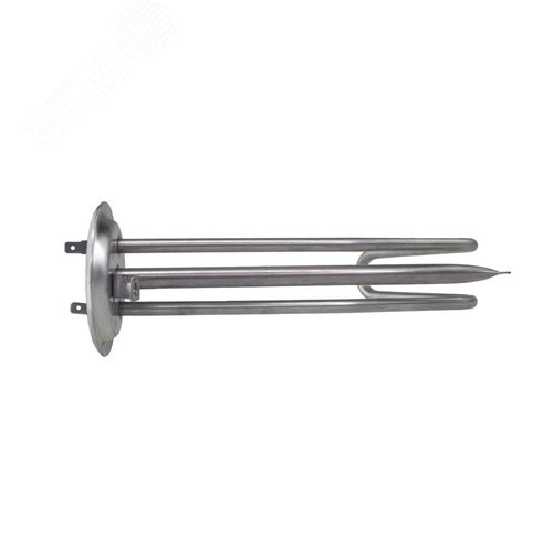 Изображение товара ТЭН RF 1500W, SG, нерж, D82, М6, клеммы под разъем, L215мм, горизонтальный, 220V (шт)