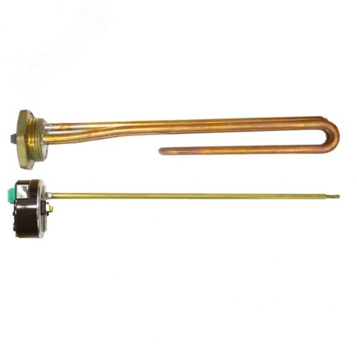 Изображение товара КОМПЛЕКТ: ТЭН RСT 3000W, D42мм, М6, 220V + термостат + прокладка (шт)