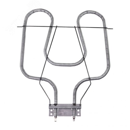 Изображение товара ТЭН духовки 1100Вт, нерж, L360х360мм, 2 вершины, Ш-образный, 60мм, нижний, Gorenje, 230В (шт)