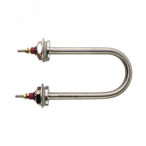 Изображение товара ТЭН 1000Вт, нерж, М22, L165мм, межосевое расстояние 75мм, ф2, 220В (шт)