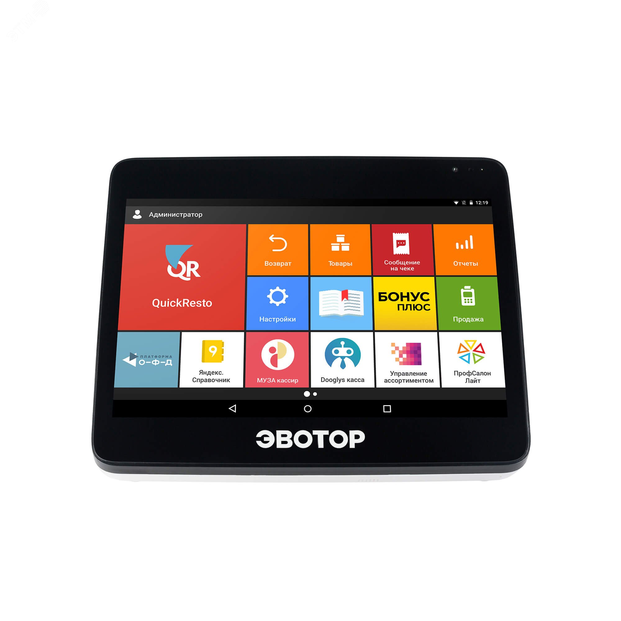 Изображение товара Смарт-терминал Эвотор 10 без ФН (шт)