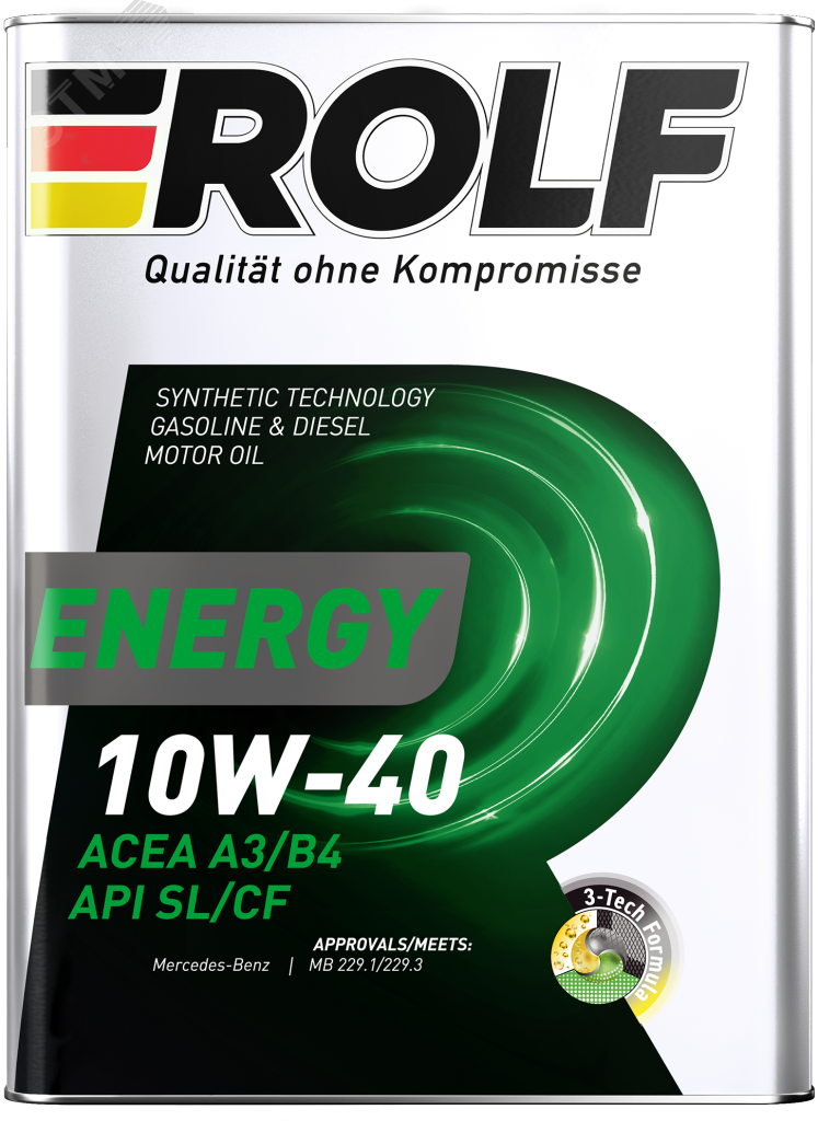 Изображение товара Масло моторное Rolf Energy 10W-40 A3/B4 SL/CF 4л Россия