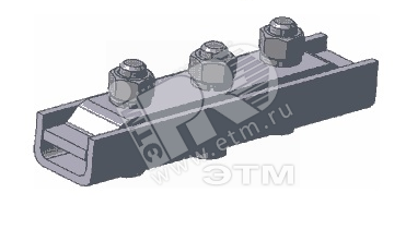 Зажим для короба 100x100 у3 окрашенный