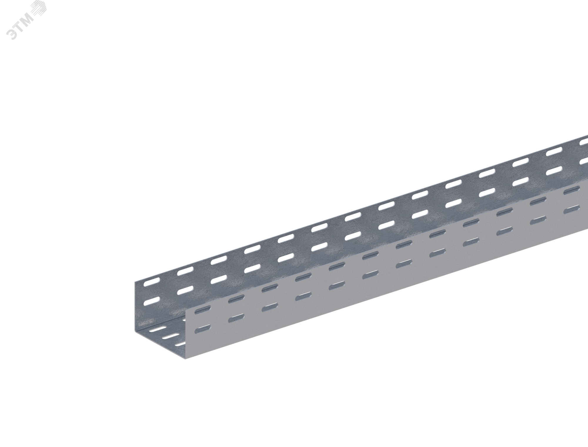 Лоток прямой перфорированный ЛМс-П 100х50-1,2ц УТ1,5 (L=2000мм) Н0121111332 СОЭМИ