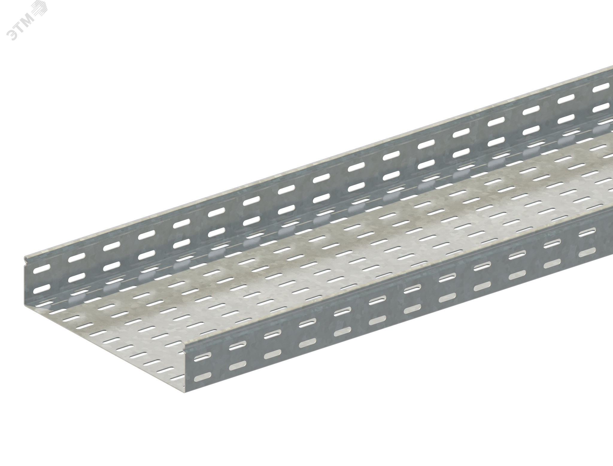 Лоток прямой замковый перфорированный ЛМс-ПЗ 300х200-0,7ц УТ2,5 (L=3000мм) Н0122132815 СОЭМИ - превью 2