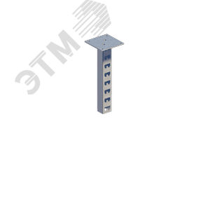 Изображение товара Стойка кабельная потолочная сдвоенная К1150П2ц УТ2,5 (s 2,0 мм s1=2,0 мм) (шт)