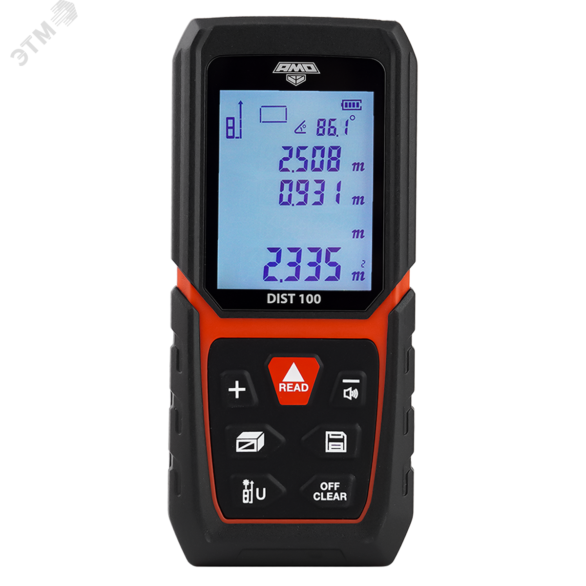 Изображение товара Лазерный дальномер AMO DIST 100 для точных измерений расстояний