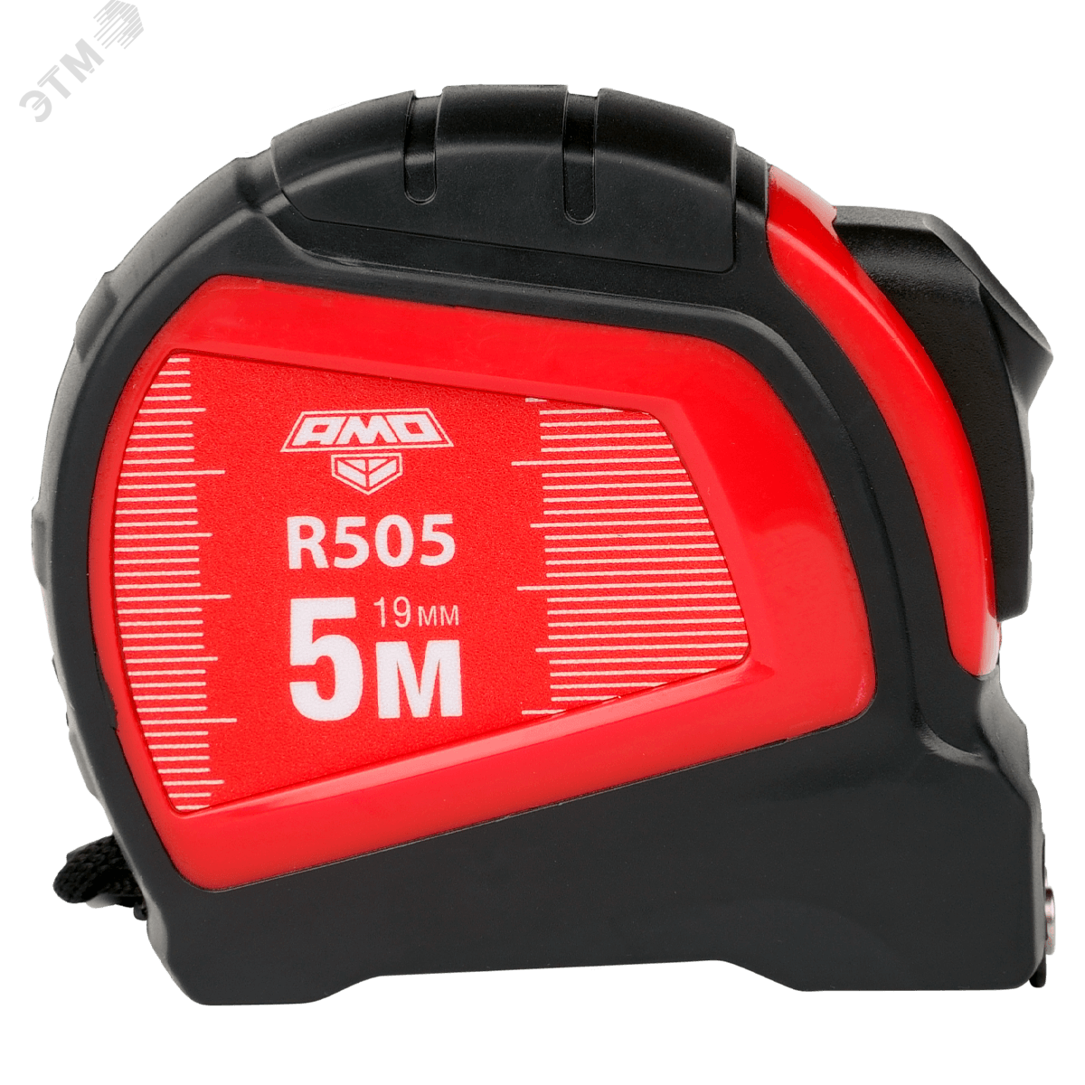 Изображение товара Рулетка измерительная AMO R505 длиной 5 метров с автоматической фиксацией и двусторонней шкалой