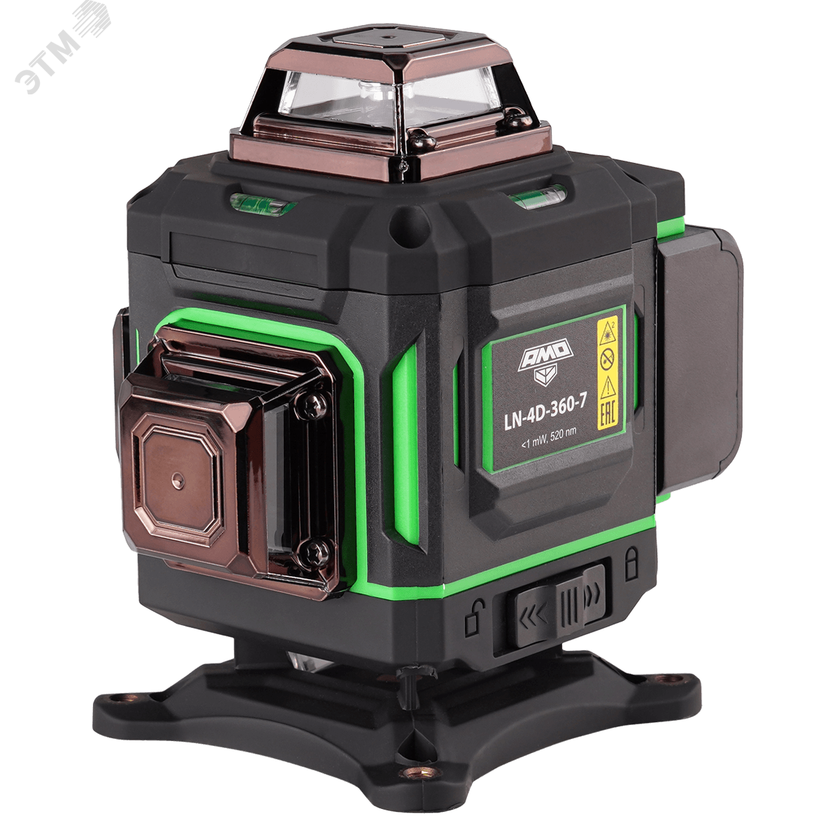 Изображение товара Лазерный уровень AMO LN 4D-360-7 с зеленым лучом для строительных работ