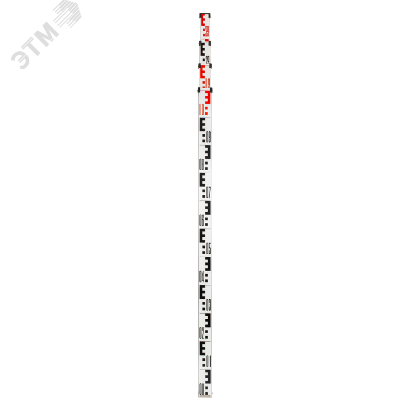 Изображение товара Рейка нивелирная AMO S4 телескопическая точность до 1 мм 4000 мм