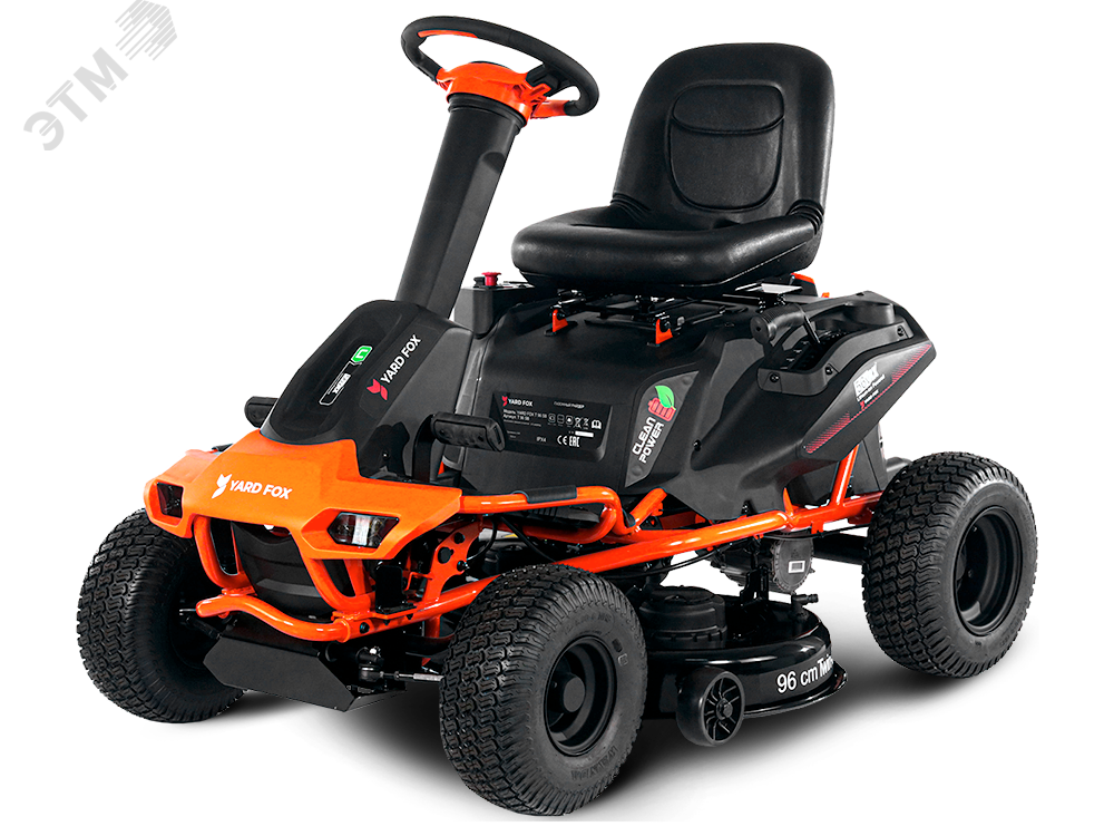 Изображение товара Трактор садовый аккумуляторный YARD FOX T 96 SB (шт) Изображение товара Трактор садовый аккумуляторный YARD FOX T 96 SB (шт)
