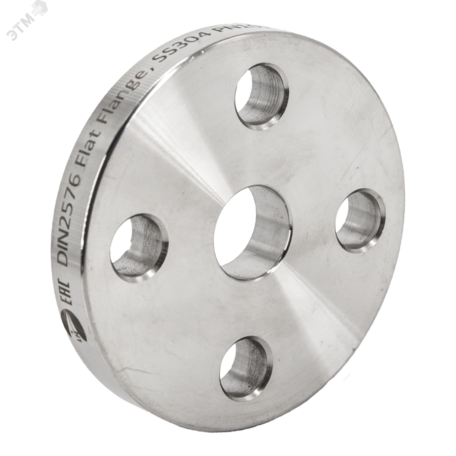 Изображение товара Фланец плоский DIN2576 нержавеющий, AISI304 DN15 (1/2') (21,3мм), РN10/16 (шт)