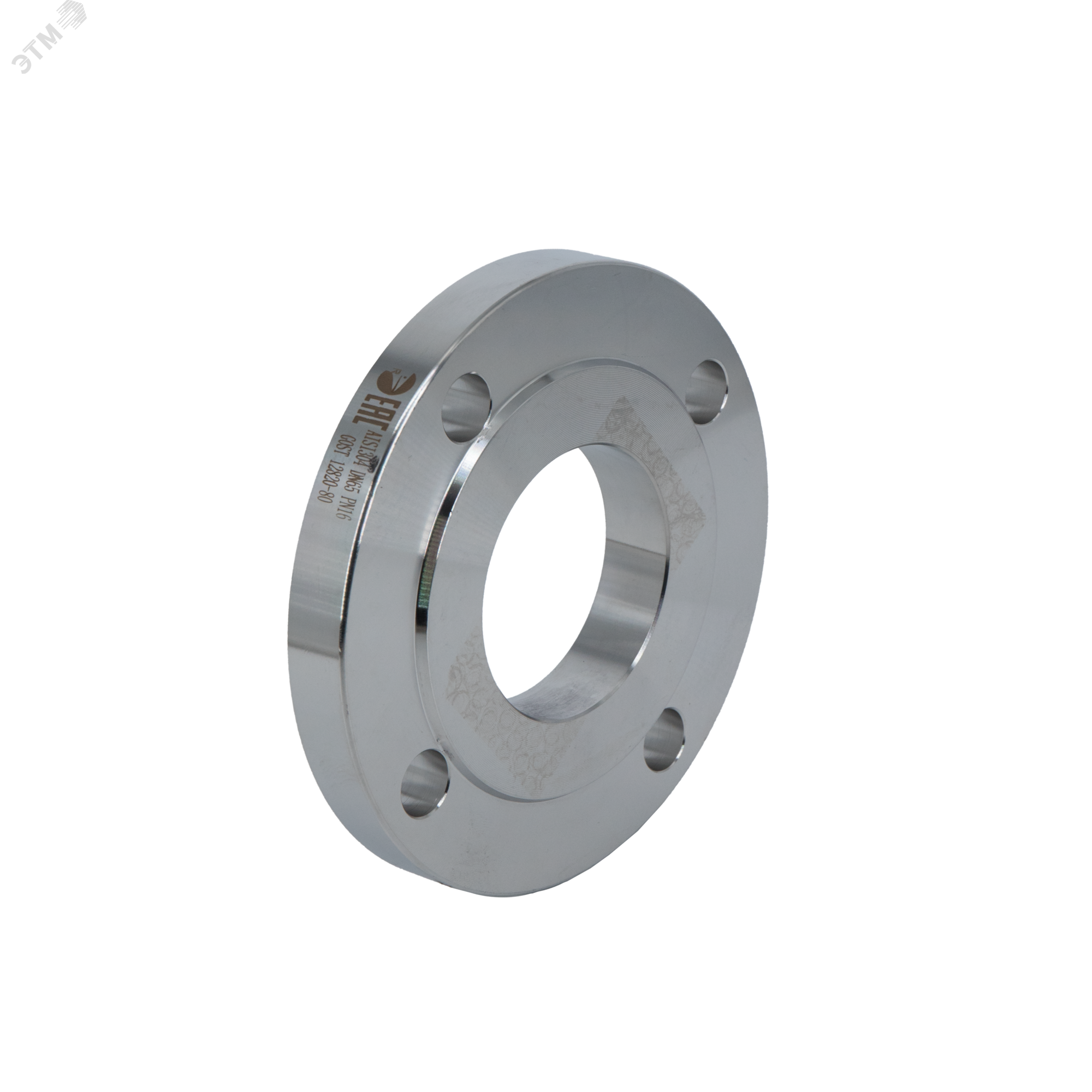 Изображение товара Фланец пл. с зеркалом нержавеющий, AISI304 DN65 (2 1/2') (76мм), (CF8), РN16 (шт)