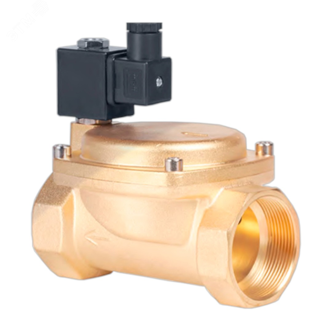 Изображение товара Клапан электромагнитный латунный, обратного действия, нормально закрытый, DN10 (3/8'), PN16, 24AC (шт) Изображение товара Клапан электромагнитный латунный, обратного действия, нормально закрытый, DN10 (3/8'), PN16, 24AC (шт)