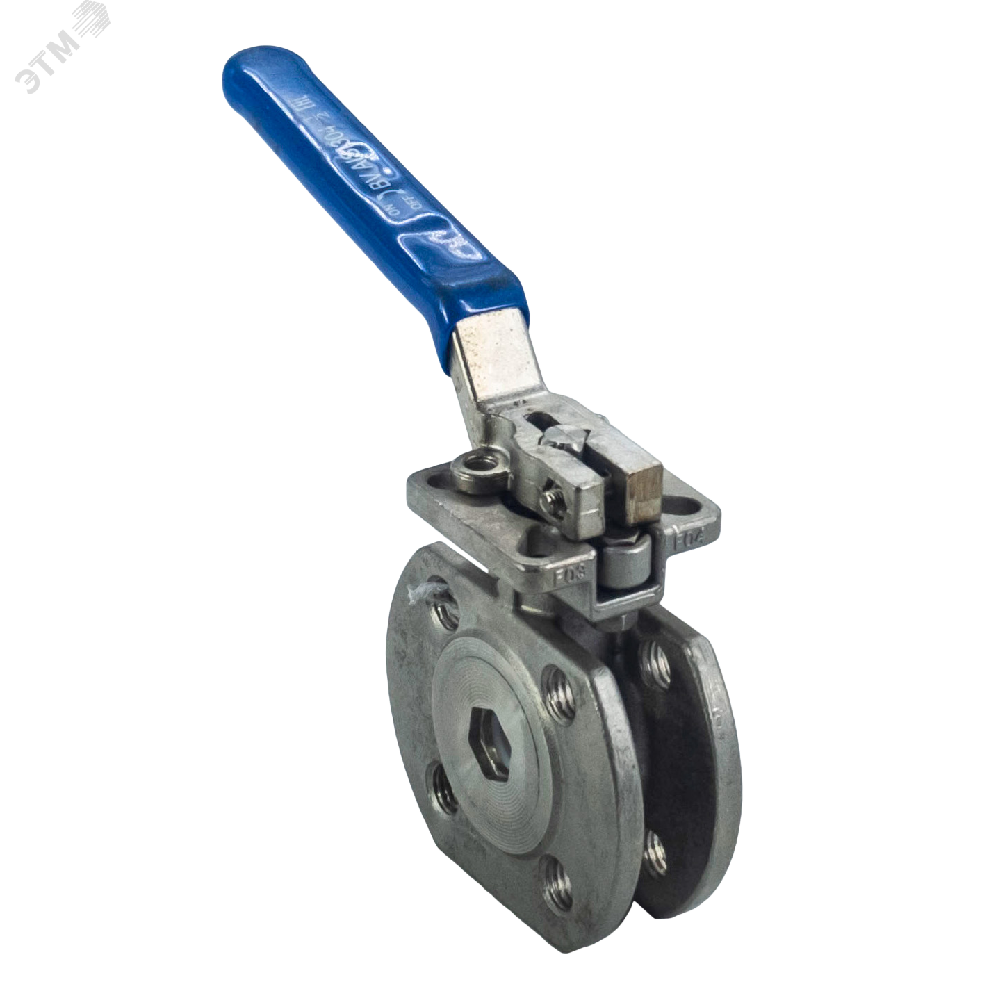 Изображение товара Кран шаровый нержавеющий NewKey PN40 DN15 фланцевый с ручкой Изображение товара Кран шаровый нержавеющий NewKey PN40 DN15 фланцевый с ручкой