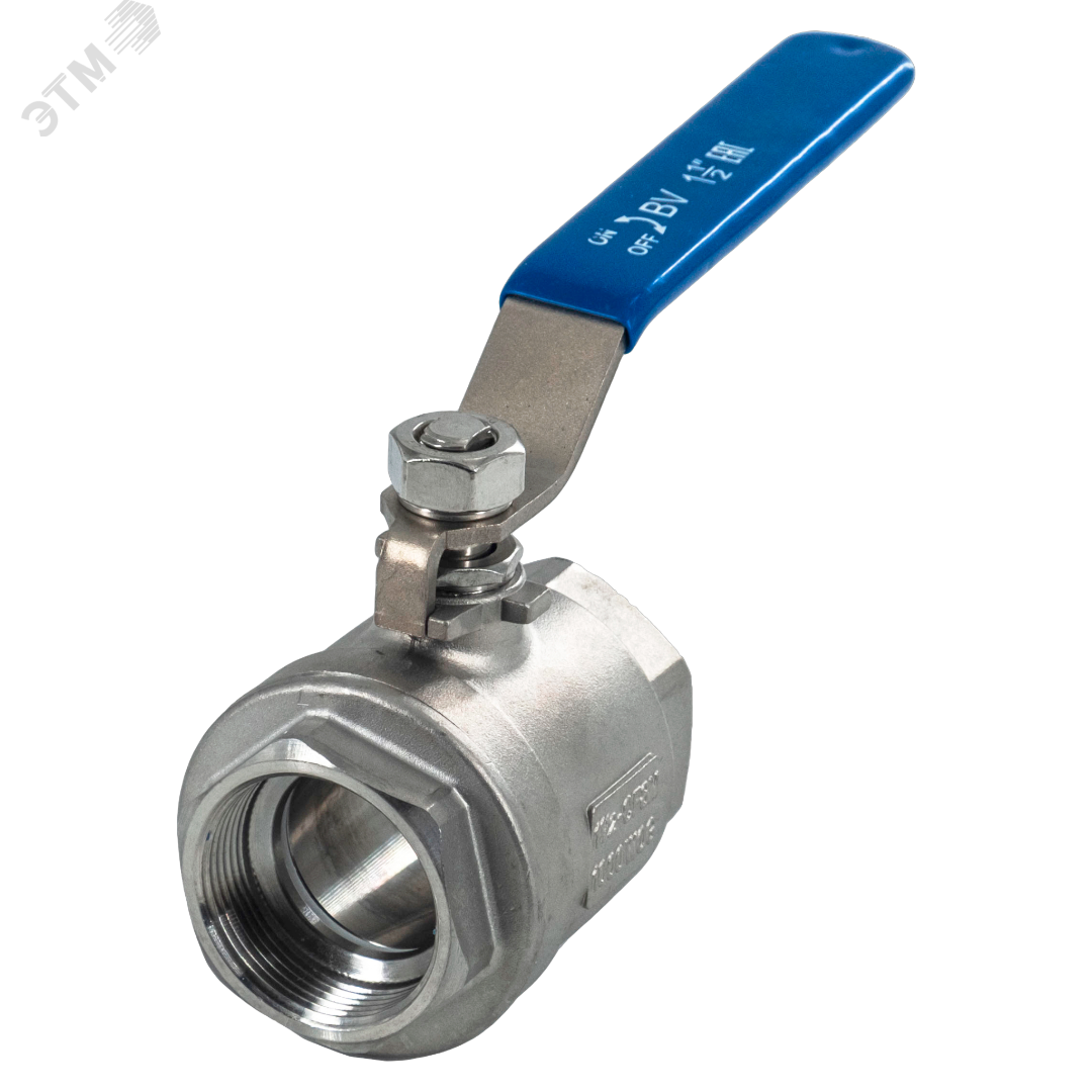 Изображение товара Кран шаровый нержавеющий NewKey 2PC DN40 (1 1/2') для воды и пар