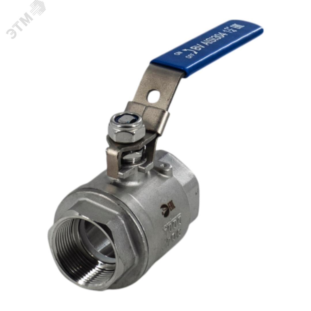 Изображение товара Нержавеющий двусоставной кран шаровой NewKey DN32 1 1/4' внутренней резьбы Изображение товара Нержавеющий двусоставной кран шаровой NewKey DN32 1 1/4' внутренней резьбы
