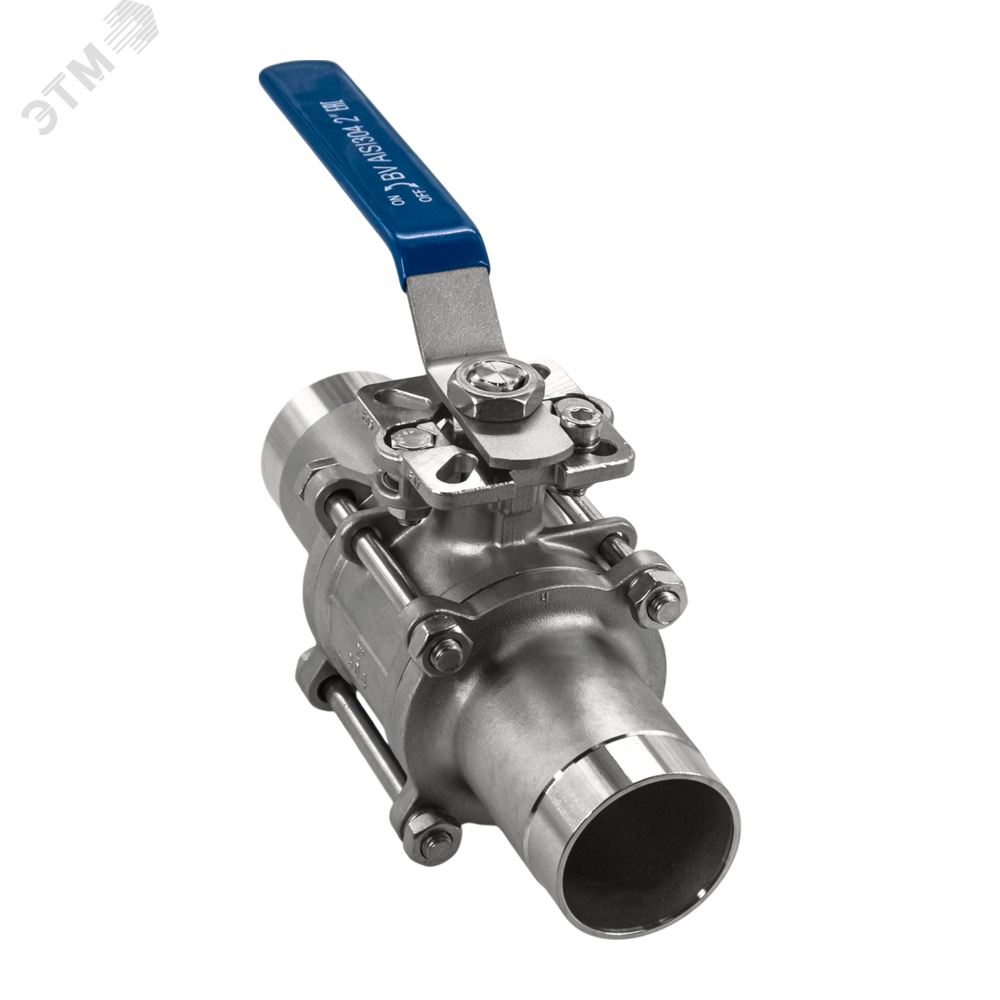 Изображение товара Кран шаровой NewKey NK-BEp50/4 приварной для горячей воды и паров, DN50