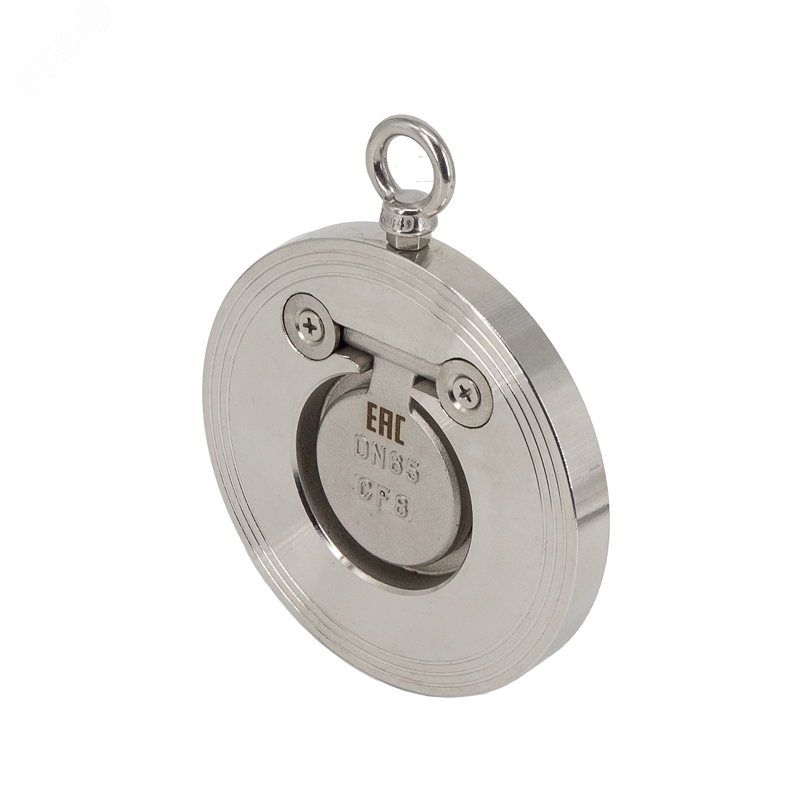 Изображение товара "Обратный клапан межфланцевый хлопушка нержавеющий, AISI304 DN65 (2_1/2""), (CF8), PN40" (шт)